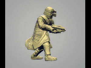 Dark Warrior Blaster 3D Print Model