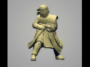 Dark Warrior Blaster 3D Print Model
