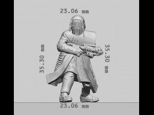 Dark Warrior Blaster 3D Print Model