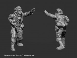 Insurgent Field Commander 3D Print Model