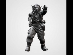Insurgent Field Commander Modello di stampa 3D