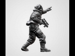 Insurgent Field Commander Modello di stampa 3D