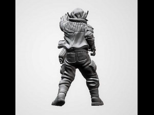 Insurgent Field Commander Modello di stampa 3D
