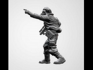 Insurgent Field Commander Modello di stampa 3D