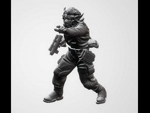 Insurgent Field Commander Modello di stampa 3D