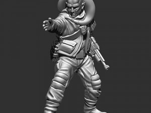 Insurgent Squad Leader 3Dプリントモデル