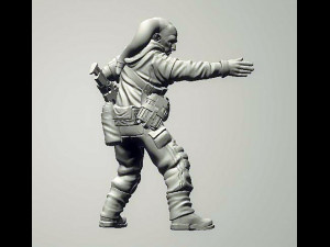 Insurgent Squad Leader Modèles 3D en vedette