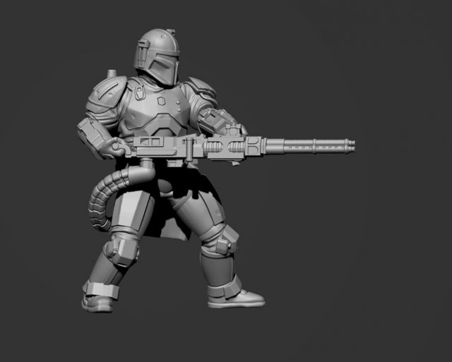 Iron Mando 3Dプリントモデル .c4d .max .obj .3ds .fbx .stl .blend 
