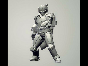 Iron Mando 3Dプリントモデル
