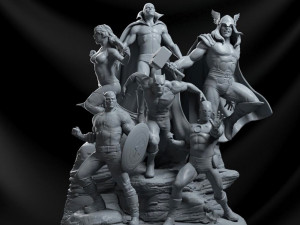 Kratos -God Of War Ragnarok fanart 3D model 3D printable