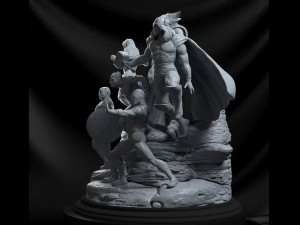 Avengers Diorama Modelo de Impressão 3D