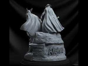 Avengers Diorama Modelo de Impressão 3D