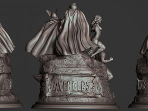 Avengers Diorama Modelo de Impressão 3D