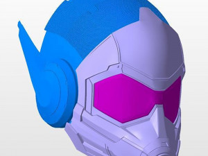 Wasp Female Helmet 3D 打印模型