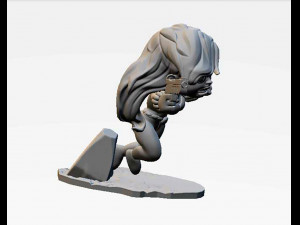 Black Widow Chibi Modèles 3D en vedette