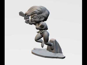 Black Widow Chibi Modèles 3D en vedette