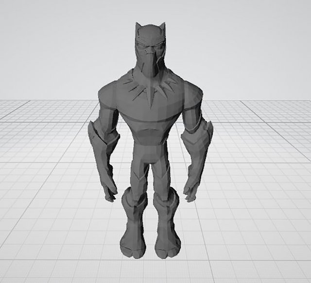 Black Panther and Hulk Infinity 3D Принт Модель .c4d .max .obj .3ds .fbx .stl .blend 