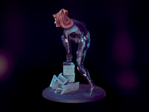 Black Widow Modello di stampa 3D