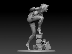 Black Widow Modello di stampa 3D