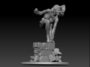 Black Widow Modello di stampa 3D