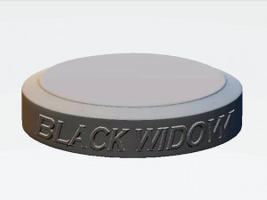 Black Widow 3D-Druckmodell