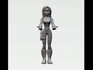 Black Widow 3D-Druckmodell