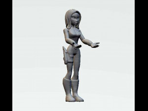 Black Widow 3D-Druckmodell