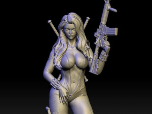 Black Widow Model Cetak 3D