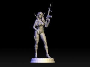 Black Widow Model Cetak 3D
