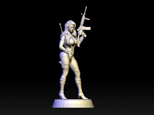 Black Widow Model Cetak 3D