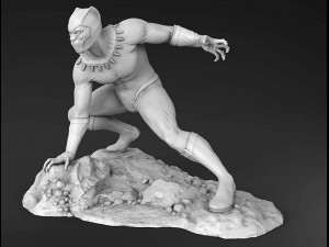 Black Panther 3D Print Model