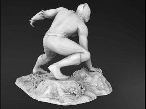Black Panther 3D Print Model