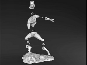 Black Panther 3D Print Model