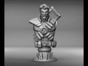 Cable Bust 3D Print Model
