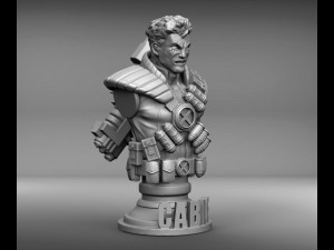 Cable Bust 3Dプリントモデル