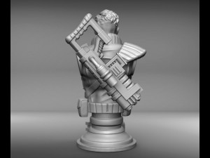 Cable Bust 3Dプリントモデル