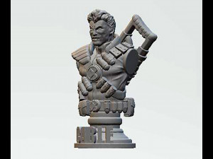 Cable Bust 3Dプリントモデル