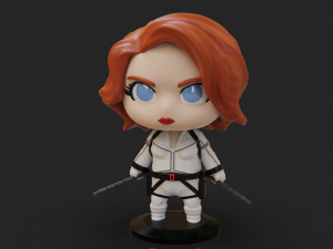 Black Widow 3D Print Model
