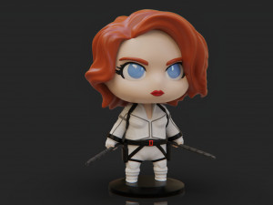 Black Widow 3D 프린트 모델