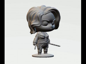 Black Widow 3D 프린트 모델