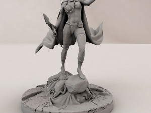 Black Panther Woman Modelo de Impressão 3D