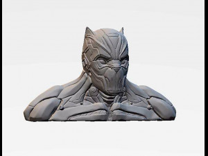 Black Panther Tchalla Bust 3D Print Model