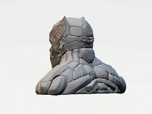 Black Panther Tchalla Bust 3D Print Model