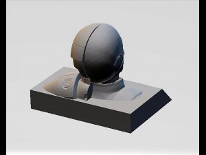 Captain America Bust Modèles 3D en vedette