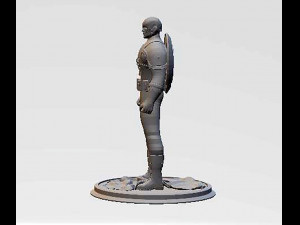 Captain America Figure 3D 打印模型