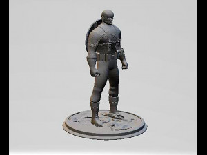 Captain America Figure 3D 打印模型