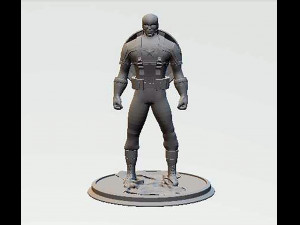 Captain America Figure 3D 打印模型