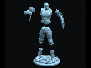 Captain America 3D Baskı Modeli