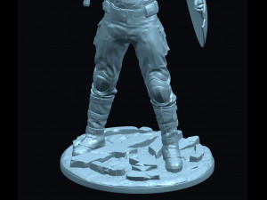 Captain America 3D Baskı Modeli