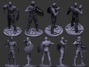 Captain America 3D Baskı Modeli